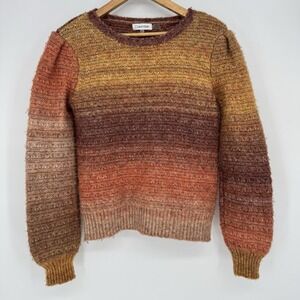 Calvin‎ Klein Space Dye Ombré Sweater Women's Size Small Long Sleeve Pullover